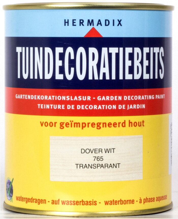 Hermadix Tuindecoratiebeits 765 dover wit 750 ml
