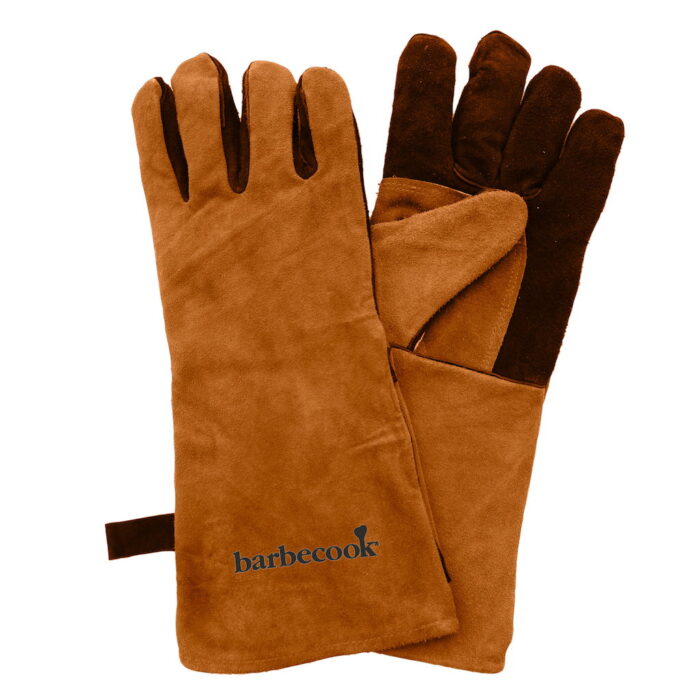 Barbecook Handschoenen leder 2 stuks – bruin