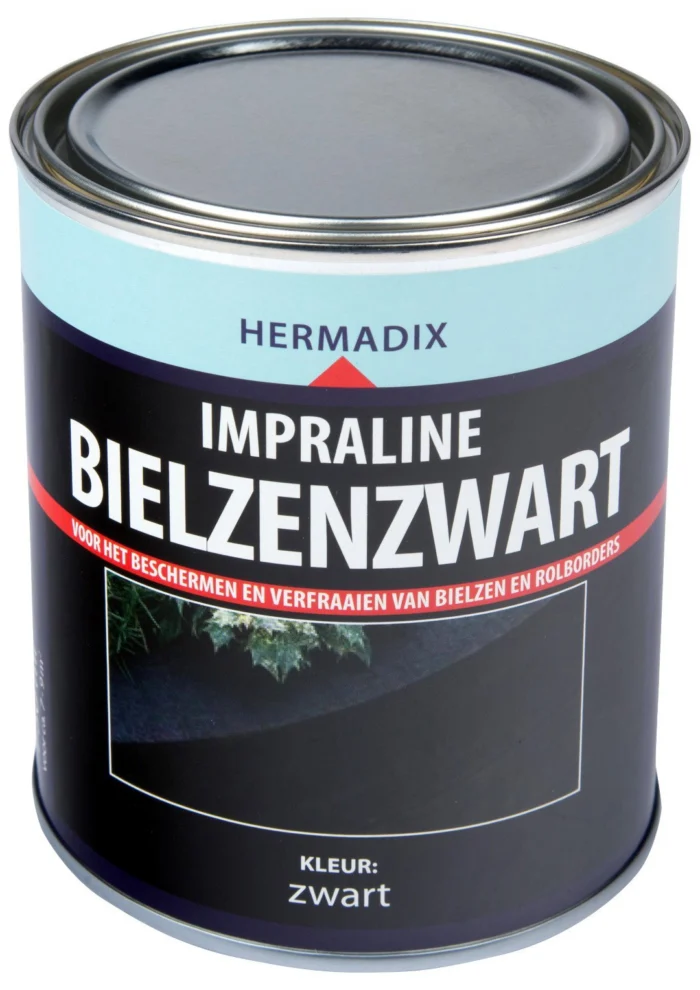 Hermadix Impraline bielzenzwart 750 ml - zwart