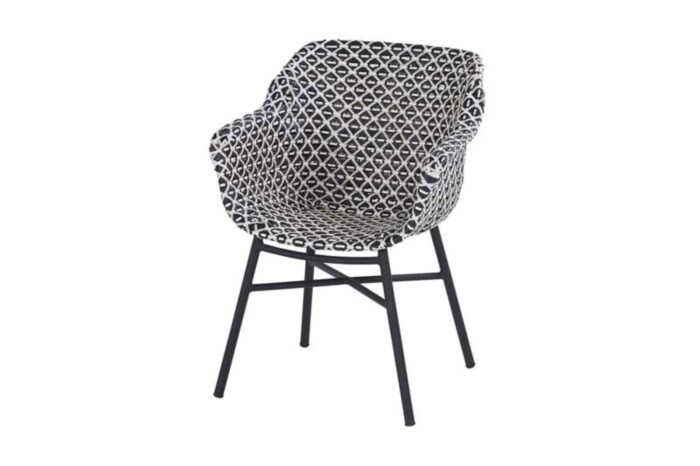 Sophie Delphine dining chair stoel black frame 67 cm Hartman – zwart