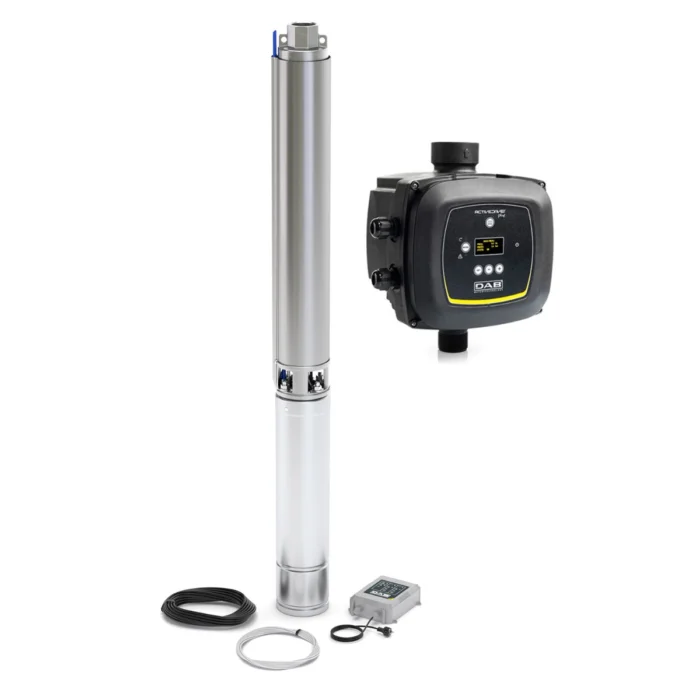 Dab S4 3/9 M KIT Bronpomp + Active Driver Plus M/M 1.1 - Groen/ zwart / RVS