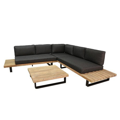 Buitengewoon de boet Lotus loungeset L255x255 x B82 x H82 cm