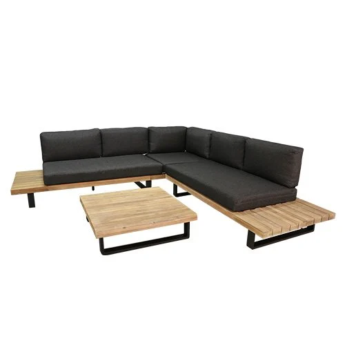 Buitengewoon de boet Lotus loungeset L255x255 x B82 x H82 cm