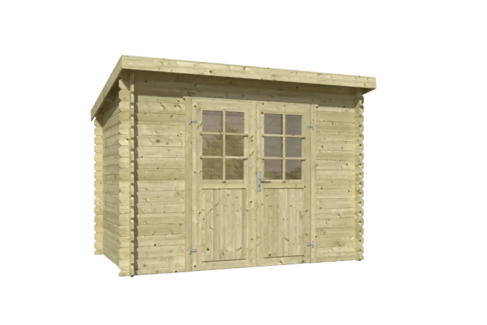 Outdoor life Blokhut Nadia 275x175 Olijfgroen Geimpregneerd - hout