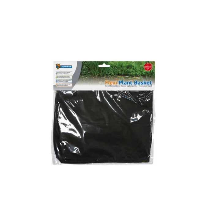 Superfish Flexi plant basket 25x25x20 cm - zwart