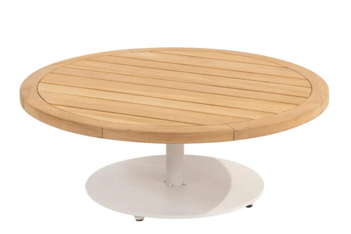 4 Seasons Outdoor | Volta Koffietafel Teak Ø80 cm x 30(h) cm | Latte
