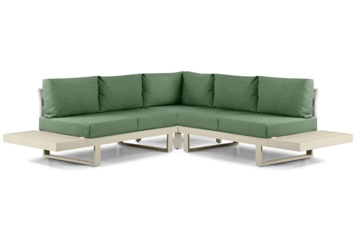 Lifestyle Garden Furniture Lorenzo hoek loungeset 5-delig – Taupe-naturel-bruin