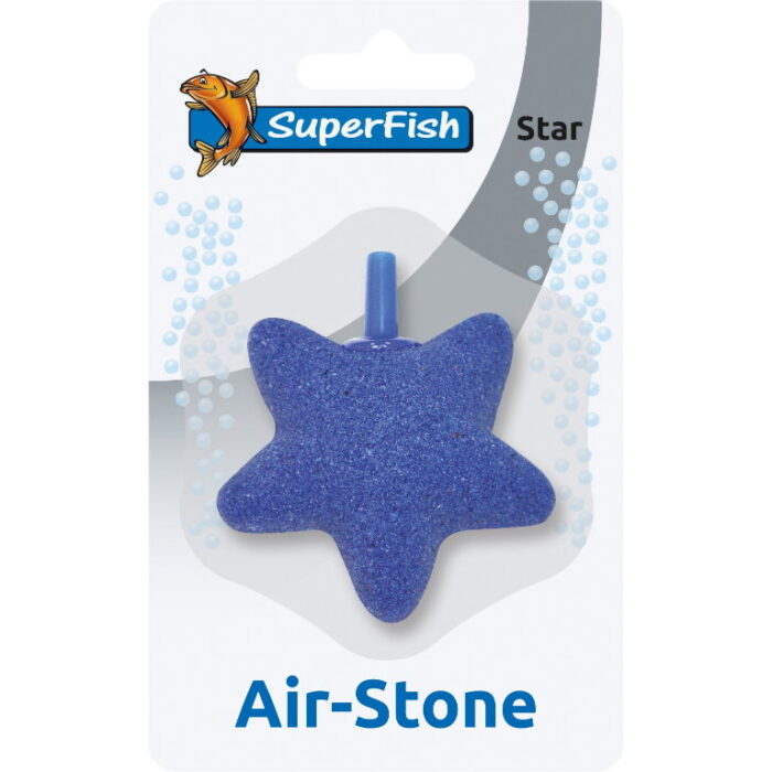 Superfish Luchtsteen ster model – blauw