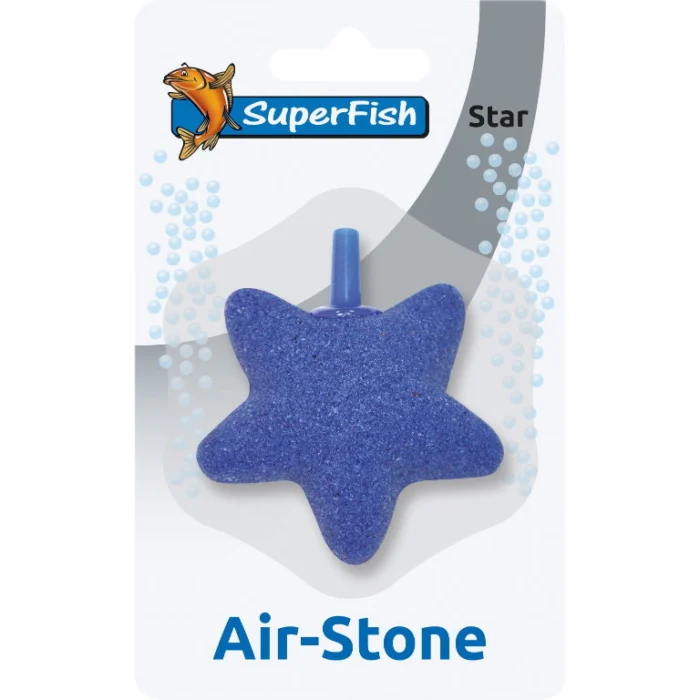 Superfish Luchtsteen ster model - blauw