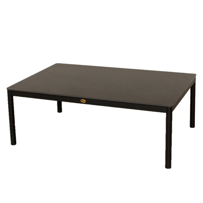 Oosterik home Colton lounge tafel midnight grey 120 x 79 cm – grijs