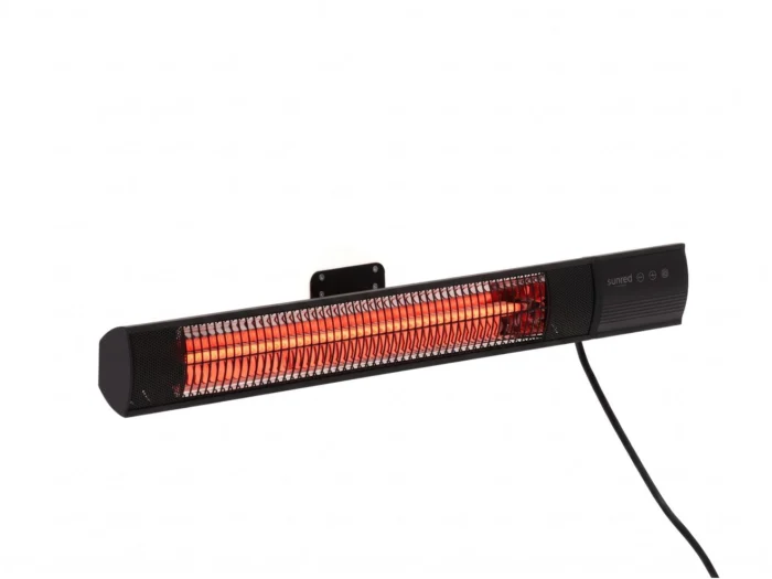 Sunred Dark muur terrasverwarmer 2500 Watt - Zwart