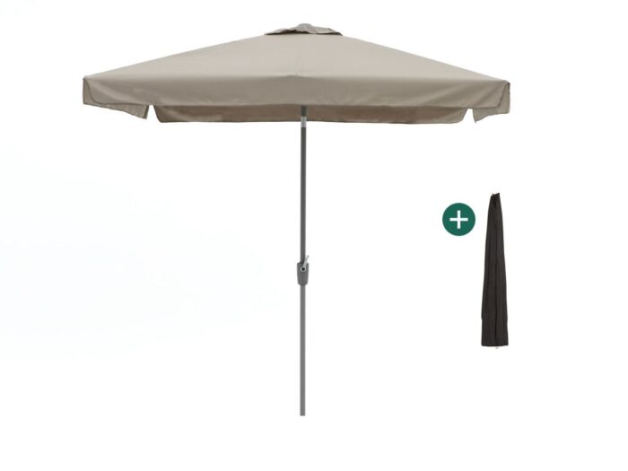 Shadowline Aruba parasol 250x250cm Laagste prijsgarantie! – Taupe