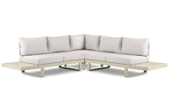 Lifestyle Garden Furniture Lorenzo hoek loungeset 5-delig – Taupe-naturel-bruin