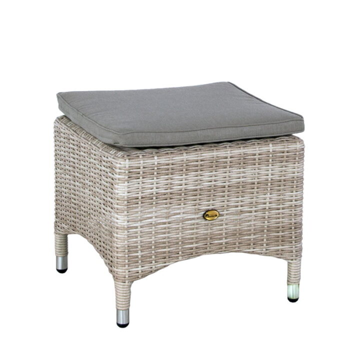 Oosterik home Hocker Kingston Honewdey Beige – naturel