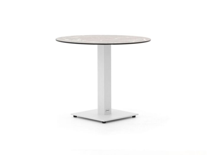 Forza Furniture Forza Orta tuintafel ø80cm (h:73cm) Laagste prijsgarantie! – Wit