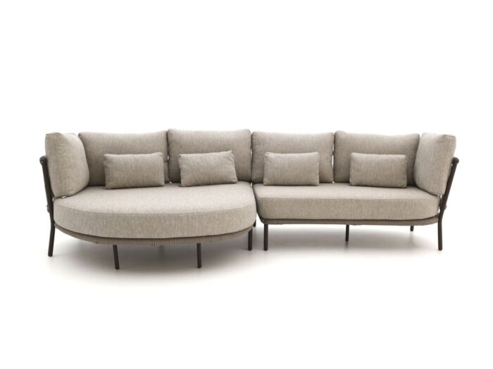 SUNS Bardi chaise longue loungeset 2-delig rechts Laagste prijsgarantie! – Taupe