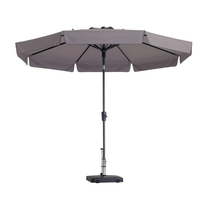 Madison Flores stokparasol Ø 300cm | taupe – Taupe – Naturel – Bruin