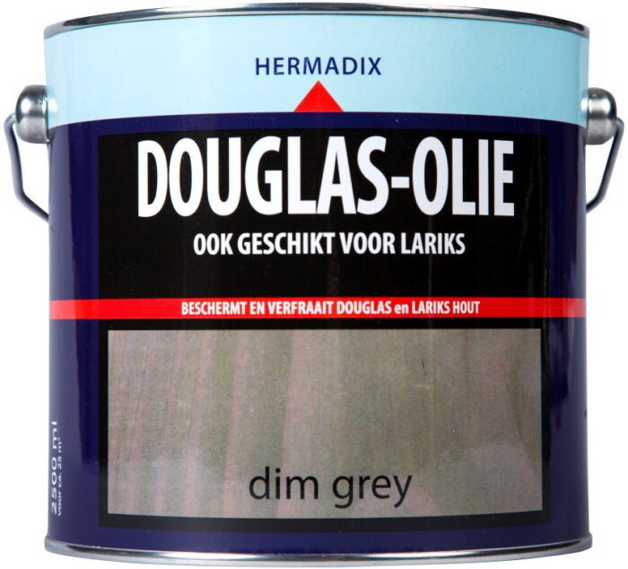 Hermadix Olie hout douglas lariks grijs 2500 ml