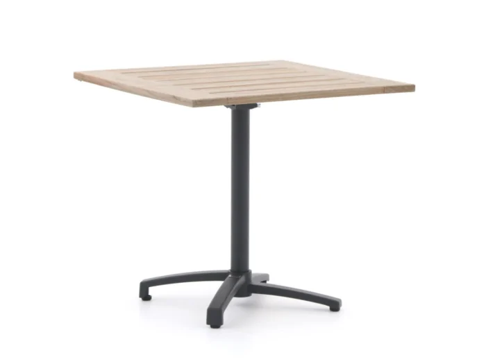 Bellagio tuinmeubelen Canzo klaptafel 80x80x75cm - Grijs