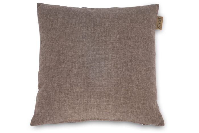 Stoff Stone Pebble sierkussen 45 x 45 cm – Taupe-naturel-bruin