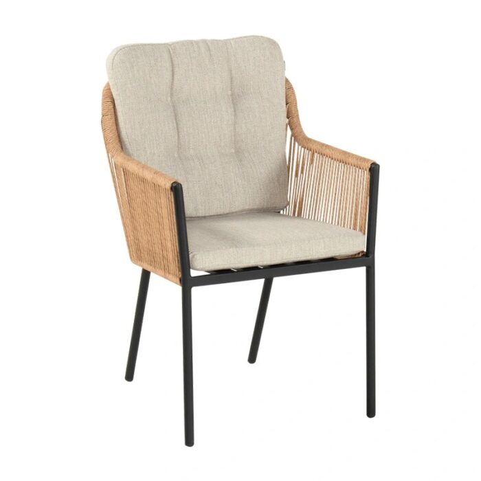 Hartman Dining Tuinstoel Cairo Rope – bruin