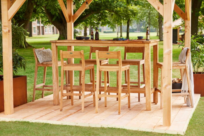 Tuindeco Teak barset Buckingham – hout