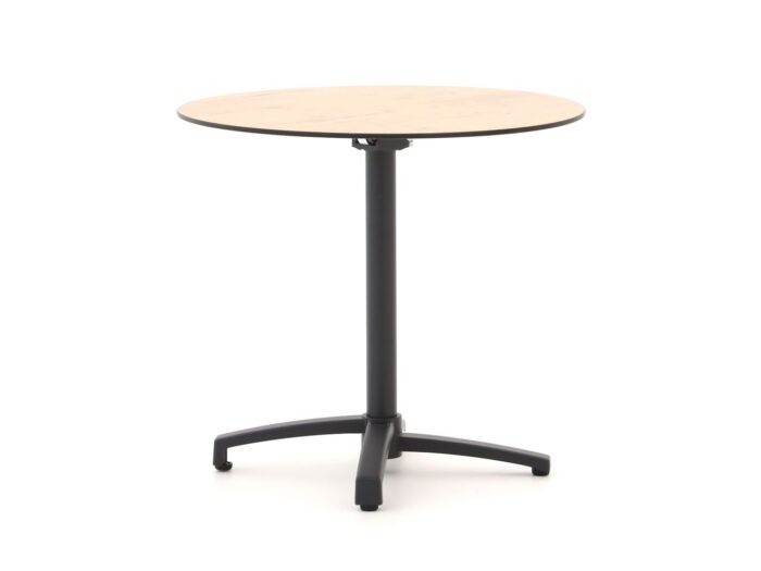 Bellagio tuinmeubelen Bellagio Canzo klaptafel ø 80cm (h:73cm) Laagste prijsgarantie! – Grijs
