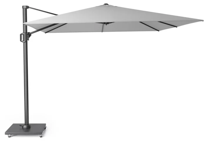 Platinum Zweefparasol Challenger T1 300x300 cm zonwering - grijs