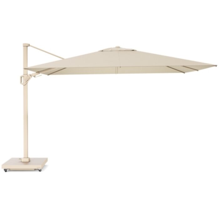Platinum Challenger T² zweefparasol premium doek | 260x350cm | Champagne/Sandstone – Taupe – Naturel – Bruin, Beige