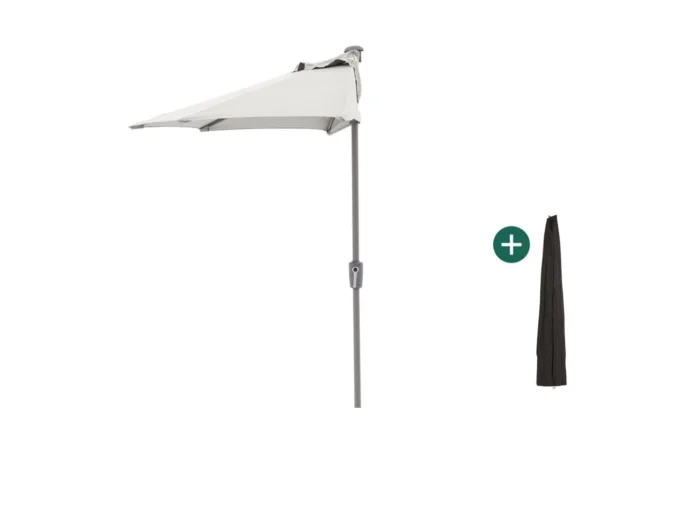 Shadowline balkonparasol 255x135cm - Grijs
