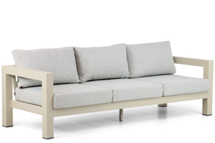 Lifestyle Luca lounge tuinbank 3-zits – Taupe-naturel-bruin