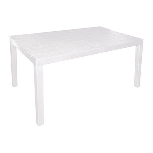 Buitengewoon de boet Tuintafel Sumatra Wit 78×138 cm