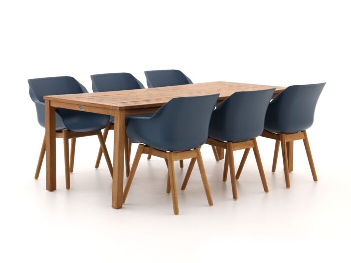 Hartman tuinmeubelen Hartman Sophie Studio/Liverpool 210cm dining tuinset 7-delig Laagste prijsgarantie! – Bruin