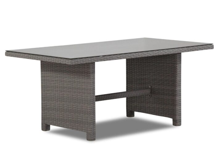 Domani Furniture Oslo lounge/dining tuintafel 150 x 80 – Taupe-naturel-bruin