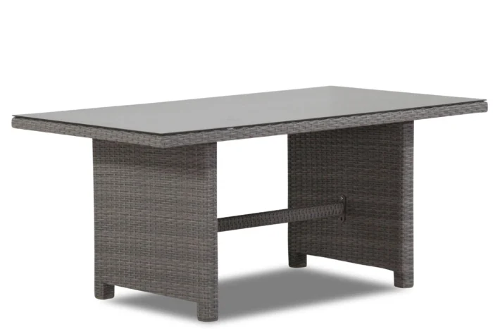 Domani Furniture Oslo lounge/dining tuintafel 150 x 80 - Taupe-naturel-bruin