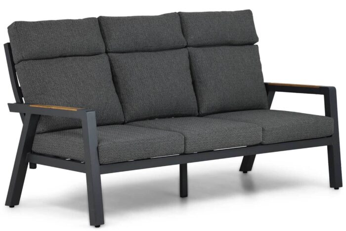 Lifestyle Garden Furniture Marseille lounge tuinbank 3-zits – Grijs-antraciet