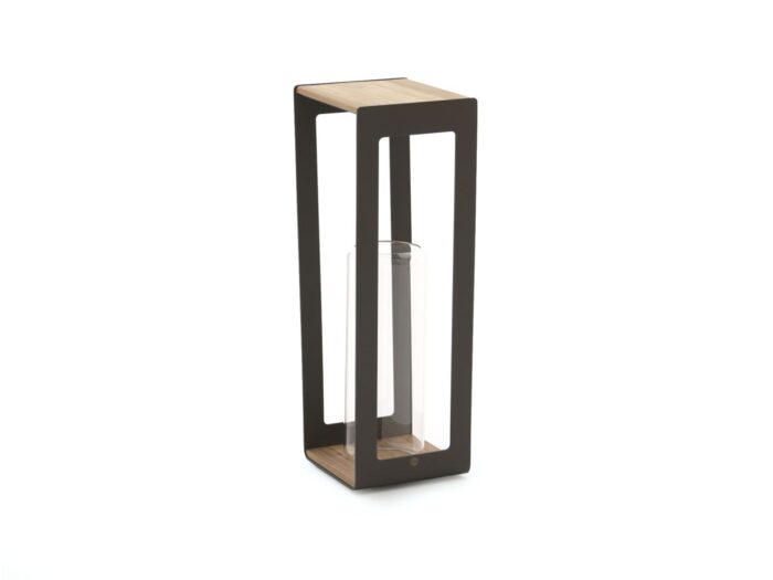 SUNS Zara L lantaarn 30x25x76cm Laagste prijsgarantie! – Taupe