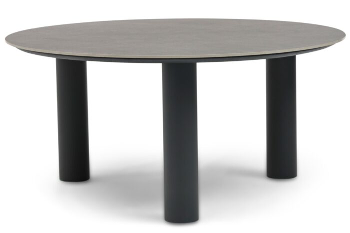 Coco Trino dining tuintafel 158 cm – Grijs-antraciet