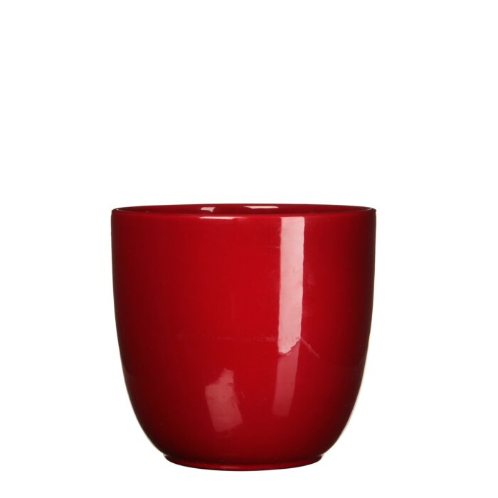 Mica decorations Bloempot Pot rond es/19 tusca 20 x 22.5 cm d.rood Mica