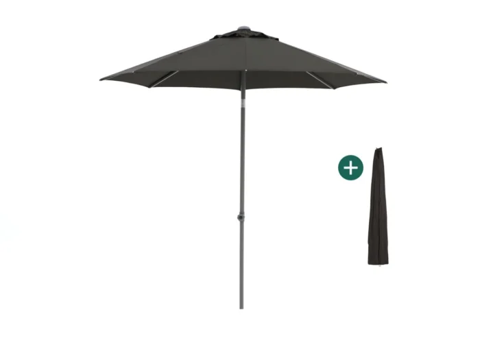 Shadowline Push-up parasol ø 250cm - Zwart
