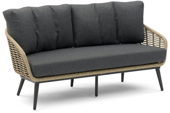 Coco Vinci lounge tuinbank – Taupe-naturel-bruin
