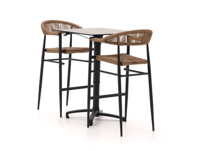Manifesto Furniture Belpasso/Canzo 70cm barset 3-delig verstelbaar – Zwart