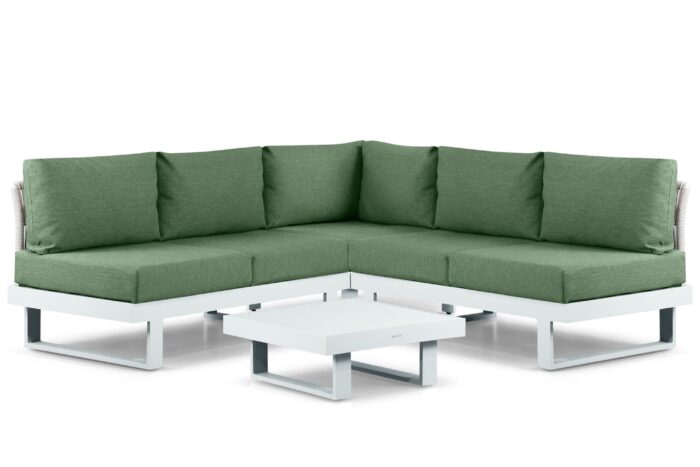 Lifestyle Garden Furniture Lorenzo hoek loungeset 4-delig – Wit
