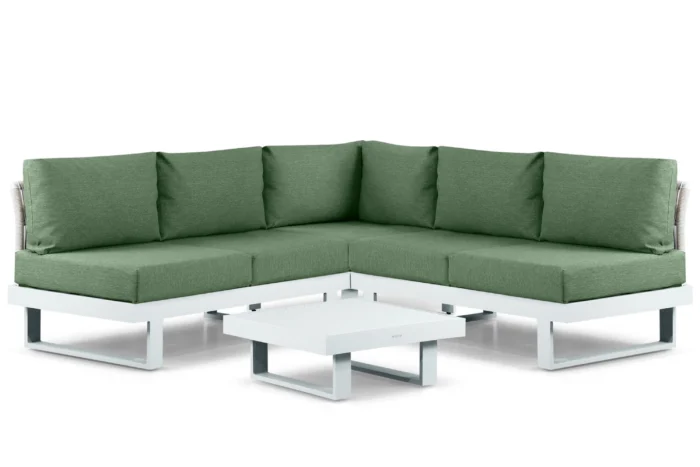 Lifestyle Garden Furniture Lorenzo hoek loungeset 4-delig - Wit