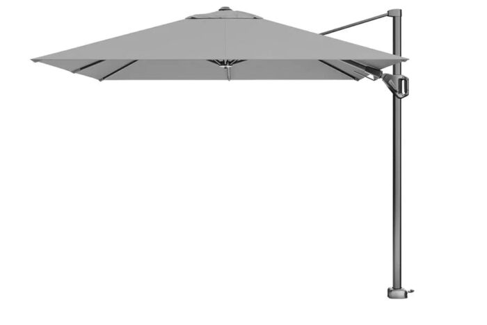 Platinum Sun & Shade | Zweefparasol Voyager T² 270 x 270 cm | Lichtgrijs