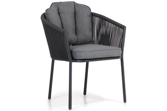 Santika Furniture Novita dining tuinstoel – Grijs-antraciet