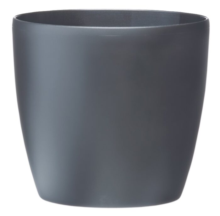Elho Bloempot Brussels rond 30 cm antraciet – zwart