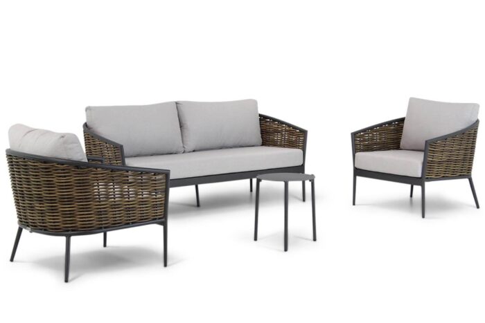 Coco Lanai/Pacific 45 stoel-bank loungeset 4-delig – Transparant