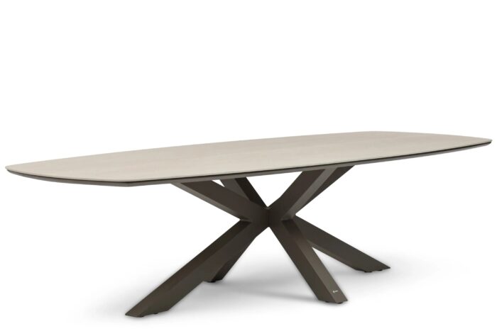 Coco Voyage dining tuintafel 300x 120 cm – Taupe-naturel-bruin