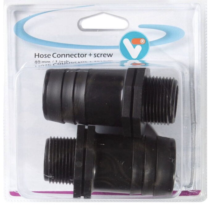 Vt Hose Connector screw 40 mm 1 Inch vijveraccesoires – Zie Foto